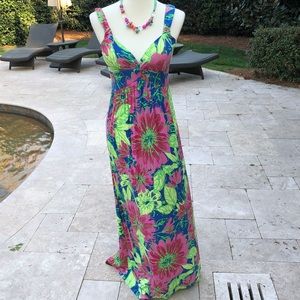 New Directions Floral Maxi Dress